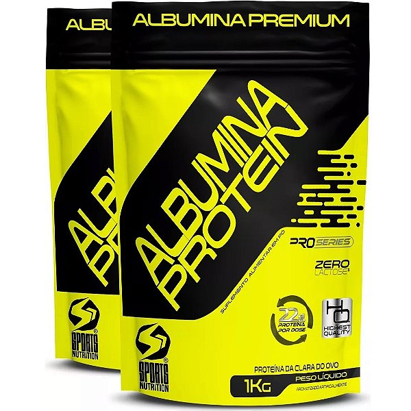 Albumina Pure Protein | Chocolate Sem Glúten 1kg - Sports Nutrition