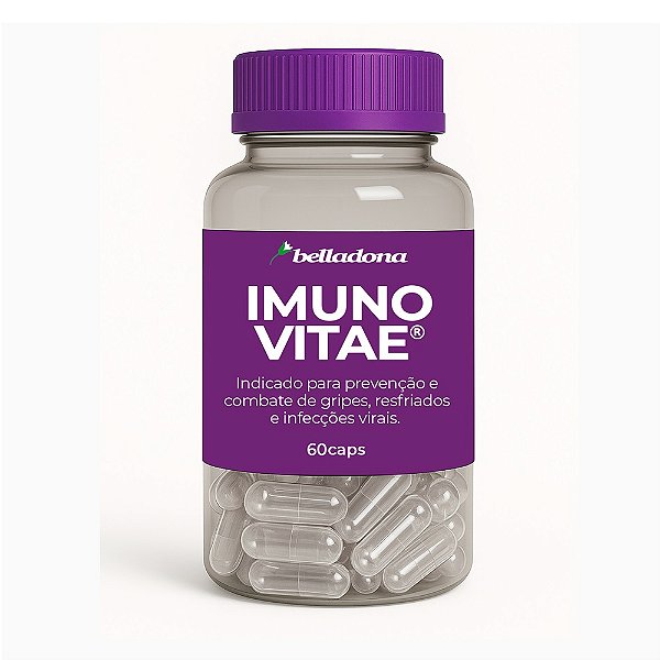 Imunovitae® 500mg – Defesa Natural Contra Gripes e Resfriados 60 cáps - Belladona
