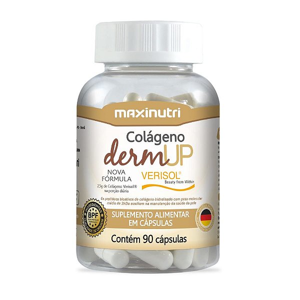 DermUp Colágeno Verisol® 90 Cápsulas - Maxinutri
