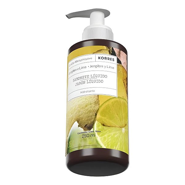 Sabonete Líquido Gengibre e Limão 250ml - Korres