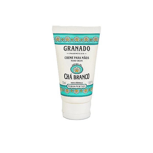 Creme para Mãos - Terrapeutic Chá Branco 50ml - Granado