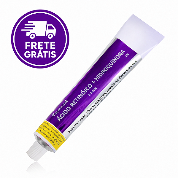 Creme Gel Noturno Ácido Retinóico e Hidroquinona 30g