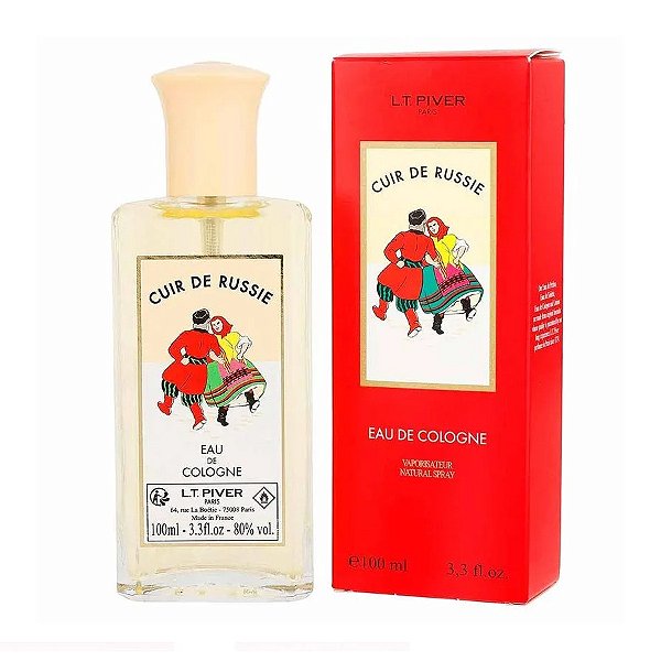 Cuir de Russie - EDC Spray Feito na França 100ml - L.T. Piver