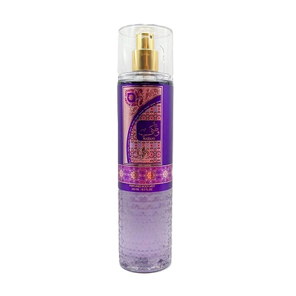 Body Mist Árabe Feminino | Watani 250ml - Al Wataniah