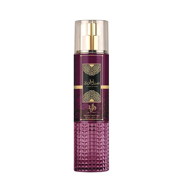 Body Mist Árabe Feminino | Sabah Al Ward 250ml - Al Wataniah