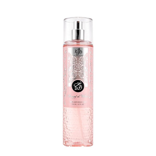 Body Mist Árabe Feminino | Shagaf Al Ward 250ml - Al Wataniah