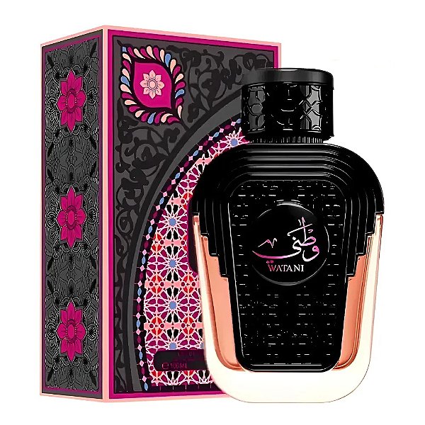 Watani Pink - EDP Feminino Feito em Dubai 100ml - Al Wataniah