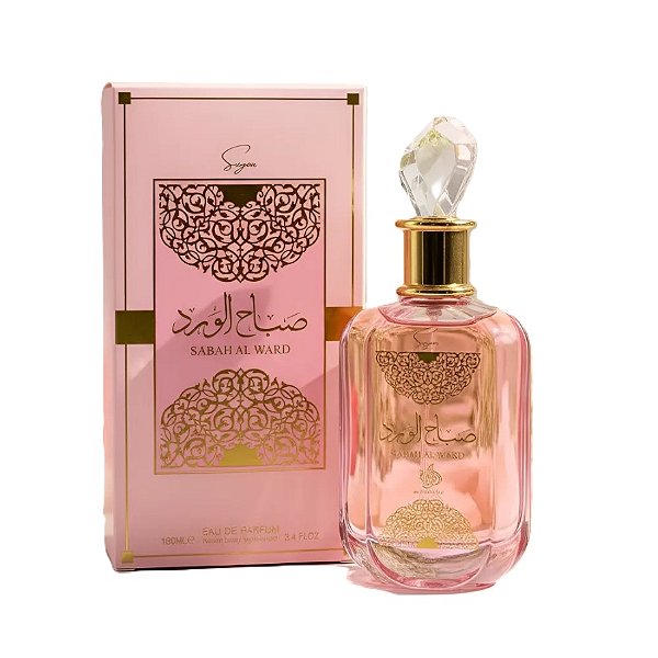 Sabah Al Ward Sugar - EDP Feminino Feito em Dubai 100ml - Al Wataniah