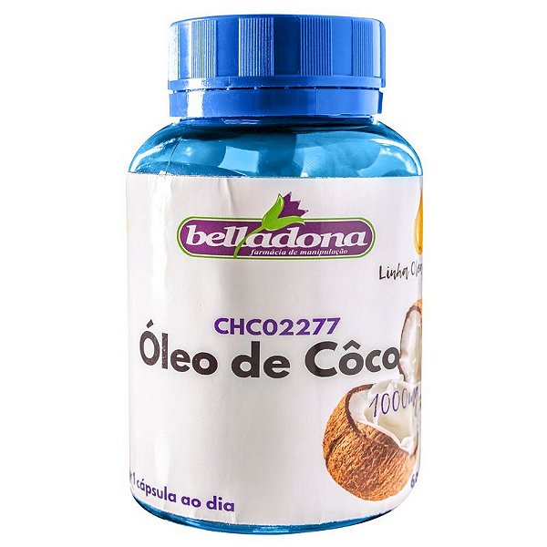 Óleo de Côco - 50 cápsulas - 1000mg