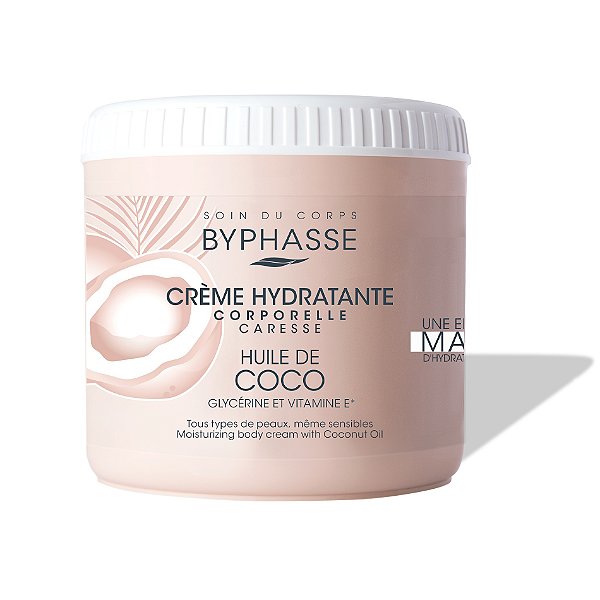 Creme Corporal Caresse Óleo de Coco 500mL -Byphasse