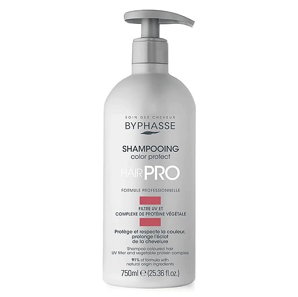 Shampoo Pump Hair Pro Color Protect | Proteção da Cor 750mL - Byphasse