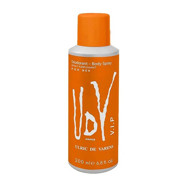 BodySpray Ulric de Varens VIP Masc 200mL -Desodorante UDV