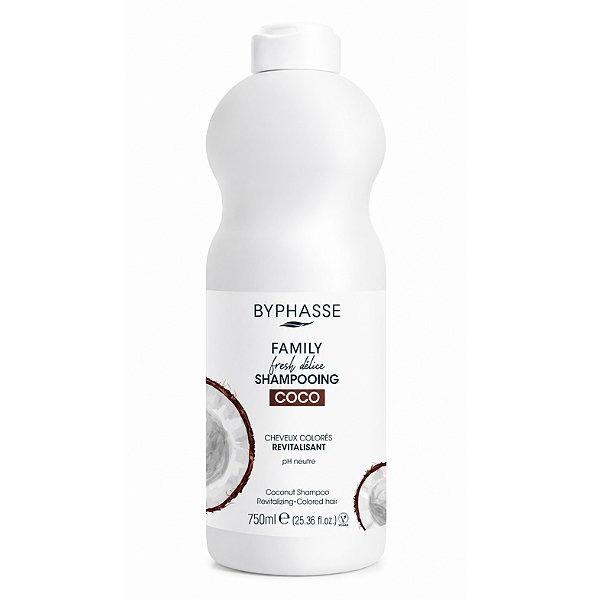 Shampoo 2 em 1 Coco Colors Hair - Family Fresh Délice 750mL - Byphasse