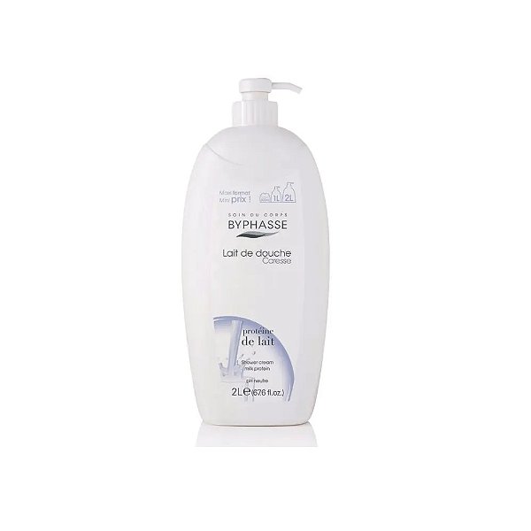 Leite de banho Caress | Proteína do Leite 1L - Byphasse