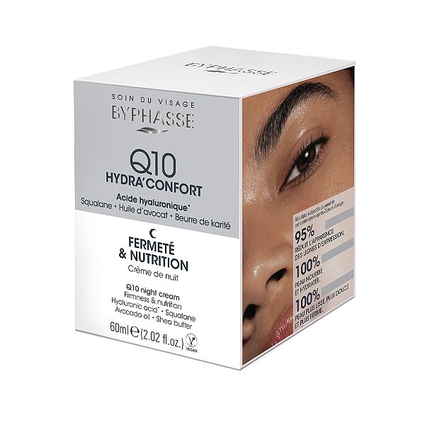 Creme Lift Instantâneo Noite | Hialurônico, Q10 e Karité 60mL - Byphasse