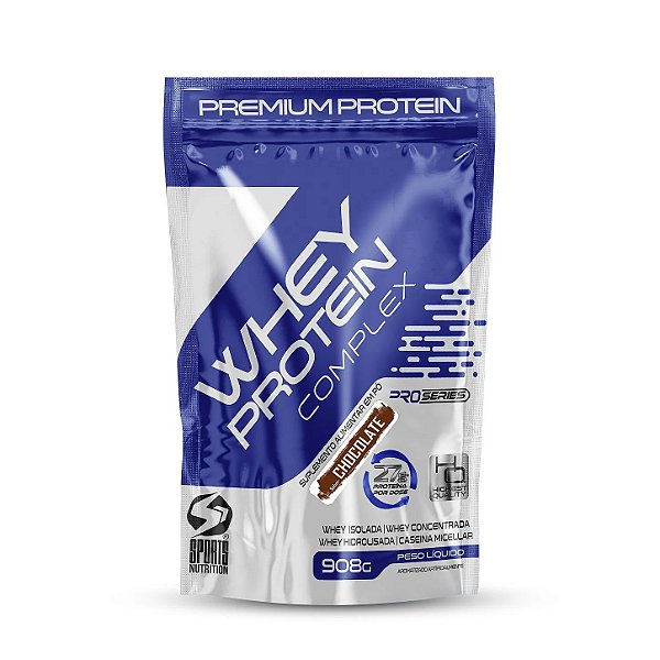 Whey Protein Complex - Sabor Chocolate - 908g - Sports Nutrition