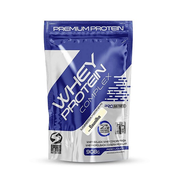 Whey Protein Complex - Sabor Baunilha - 908g - Sports Nutrition