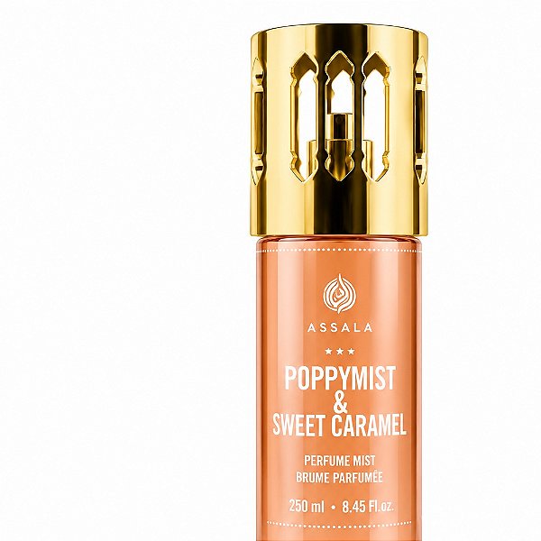 Body Splash Poppymist & Sweet Caramel 250mL - Assala