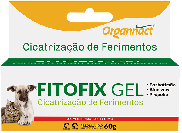 Gel Cicatrizante Fitofix 60g - Dogs/Cats - Organnact