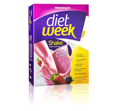 Shake Diet Week MaxiNutri - Com Colágeno Hidrolisado 360g