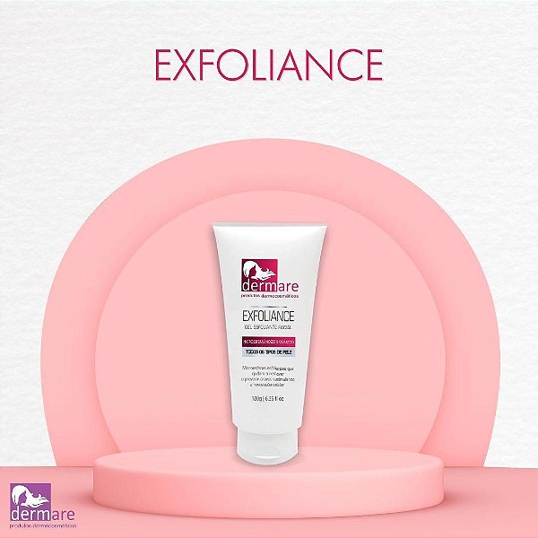 Gel Esfoliante Facial - Exfoliance Nozes e Quartzo Dermare - 180g