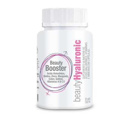 Beauty Hyaluronic - Ácido Hialurônico + Ômega 6-7-9 + Biotina - Vital Atman - 30 cáps