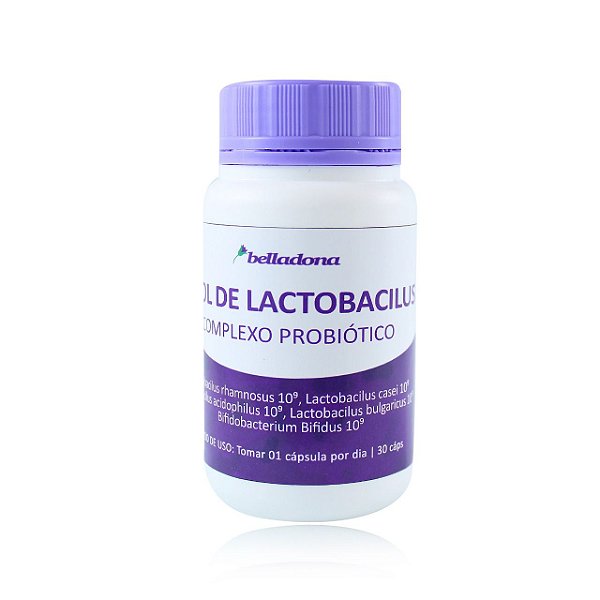Top 5 Pool de Lactobacillus - Complexo Probiótico - Concentração 1 Bilhão - 30 caps
