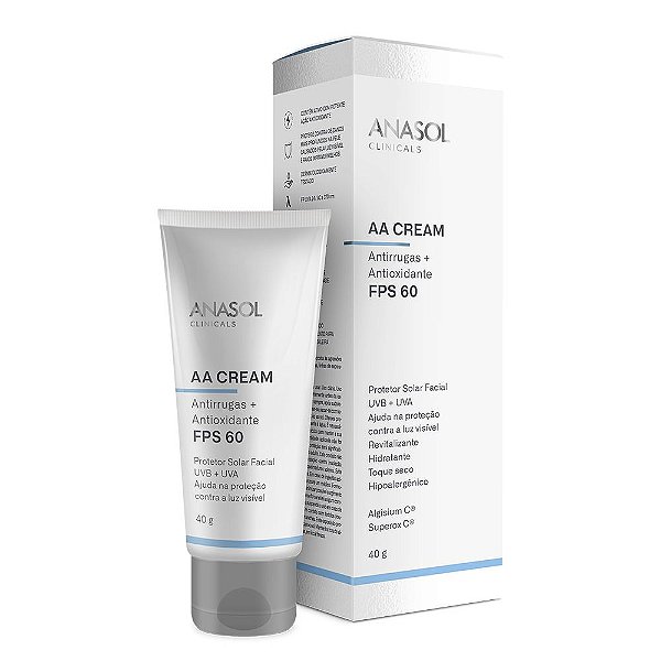Protetor Solar Anasol - AA Cream Facial FPS 60 - 40g