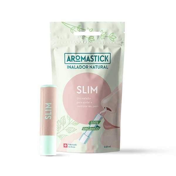 AromaStick Slim Controle do Apetite - Inalador de Óleos Essenciais Swiss Made