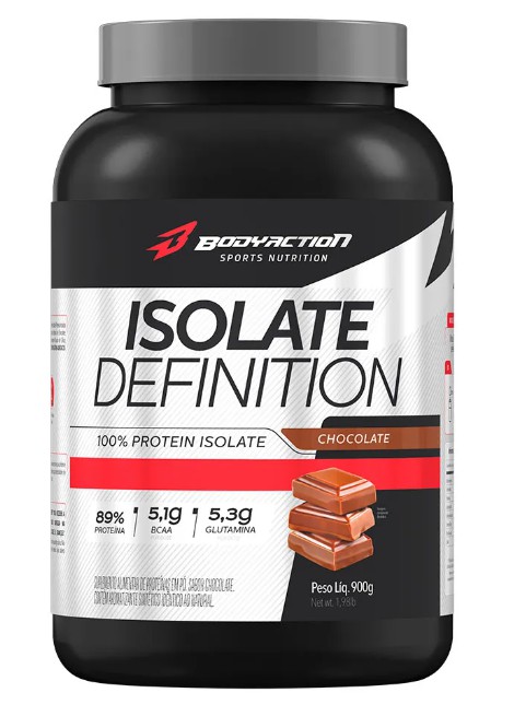 Whey Protein Isolate Definition 90% Pureza - BodyAction 900g