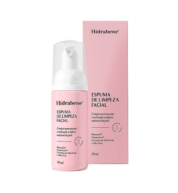 Espuma de Limpeza Facial 50ml - Hidrabene