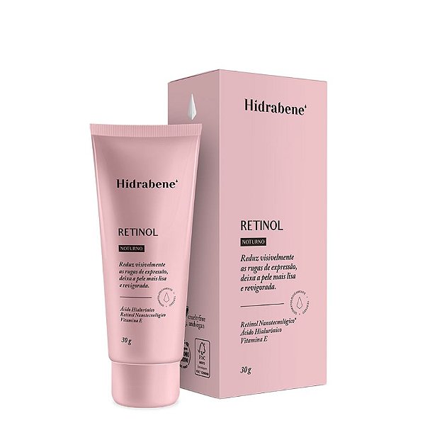 Retinol 30g com NanoRetinol e Ácido Hialurônico - Hidrabene