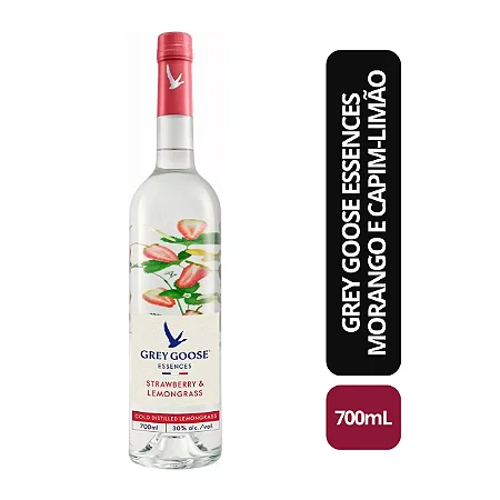 Vodka Grey Goose Essences Morango e Capim-Limão 700ml