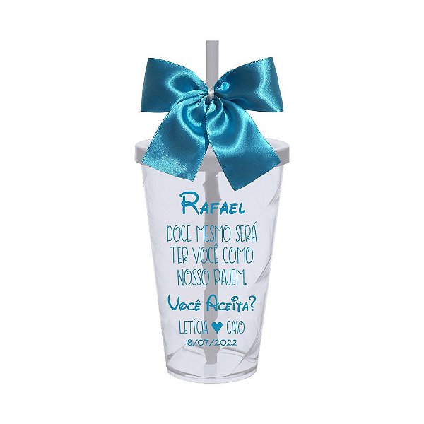 Copo Convite 500ml Doce Mesmo Pajem