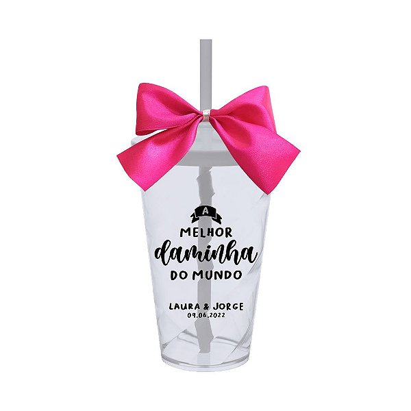 Copo Convite 500ml A Melhor Daminha do Mundo