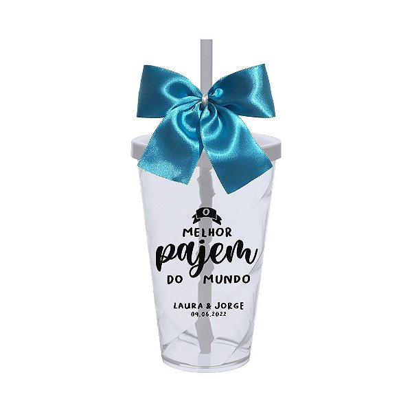 Copo Convite 500ml O Melhor Pajem do Mundo