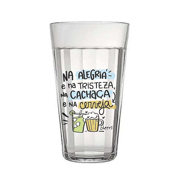 Copo Americano em Acrílico 500 ml Personalizado