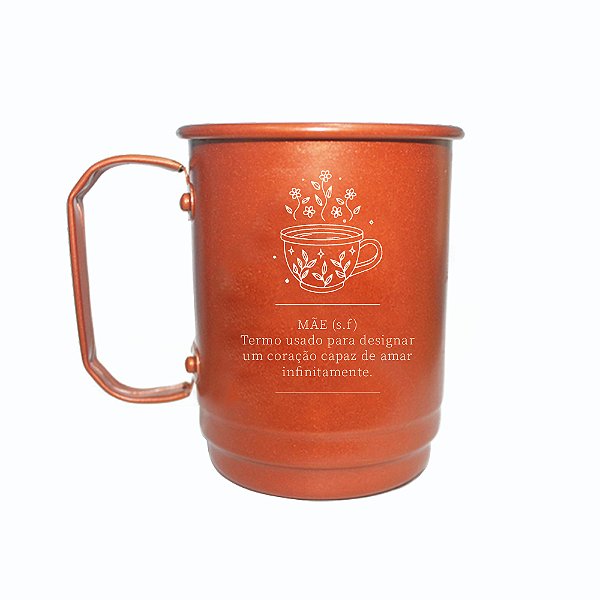 Caneca de Alumínio Moscow 400ml  - Mãe (s.f)