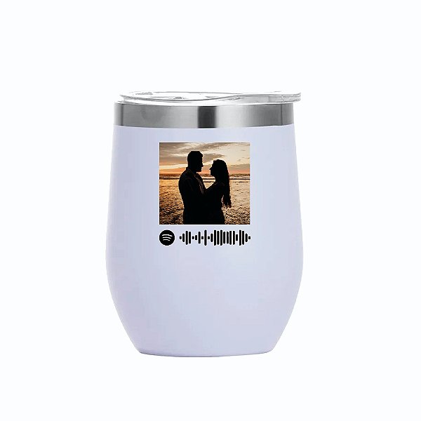 Copo Térmico 350 ml - Dia dos Namorados - Código de Música