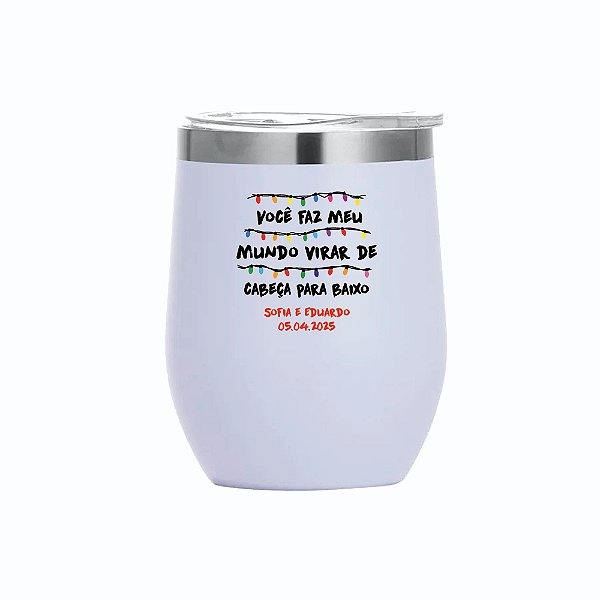 Copo Térmico 350 ml - Dia dos Namorados - Série Stranger Things