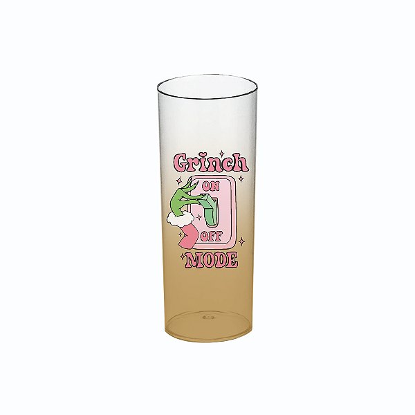 Copo Long Drink Degradê 300 ml Personalizado - Grinch On Mod