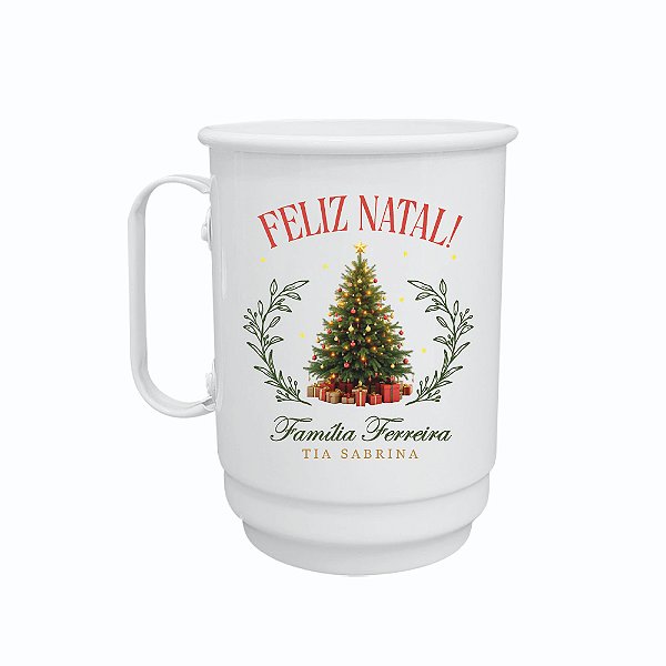 Caneca Moscow Mule 450ml Personalizada - Feliz Natal