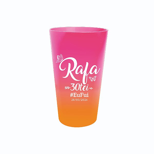 Copo Ecológico 650ml - Feliz Aniversário de 30 anos!