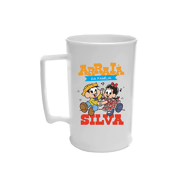 Caneca de Chopp 450ml Personalizado - Arraiá da Família