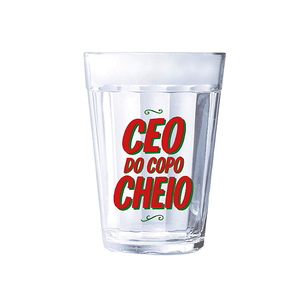 Copo Americano em Acrílico 190ml Personalizado - Confraternização 2026