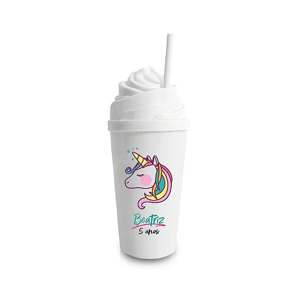 Copo Chantilly Branco 500ml Personalizado