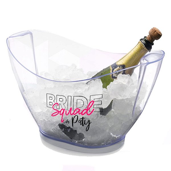 Champanheira 10 Litros Transparente Personalizada