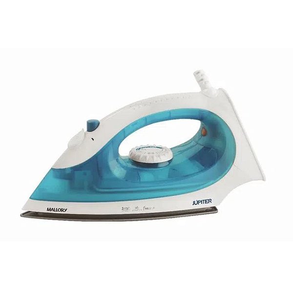 Ferro De Passar Mallory Seco E Vapor  2 Em 1 Jupiter 1200w  Azul - 127v