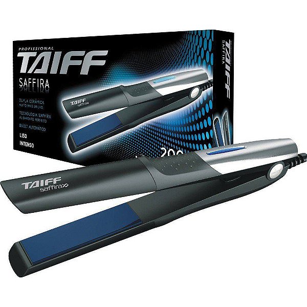 CHAPINHA PRANCHA ALISADORA TAIFF SAFFIRA 200ºC - BIVOLT