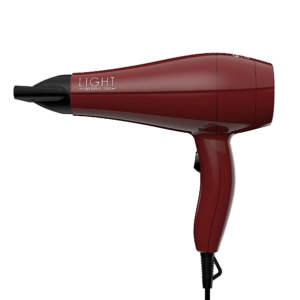 SECADOR DE CABELO GAMA LIGHT CERAMIC ION 2000W  MOTOR PROFISSIONAL AC- 127V
